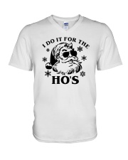 I Do It For The Ho's V-Neck T-Shirt tile