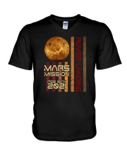 Mars Mission 2021 V-Neck T-Shirt tile