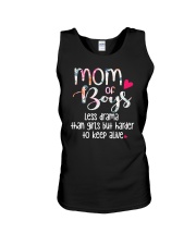Mom Of Boys Less Drama Than Girls Unisex Tank tile