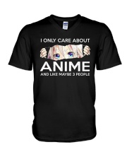 I Only Care About Anime V-Neck T-Shirt tile