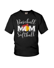Baseball Softball Mom Youth T-Shirt tile