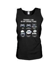 Things I Do In My Spare Time Game Unisex Tank tile