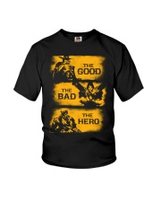 The good the bad the hero Youth T-Shirt thumbnail
