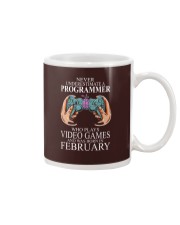 Never underestimate a programmer loves gaming Mug tile