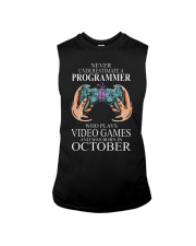 Never underestimate a programmer loves gaming Sleeveless Tee tile