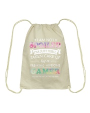 I'm taken care of Drawstring Bag thumbnail