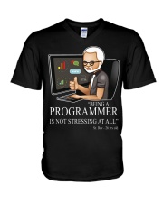 Not stressing at all V-Neck T-Shirt thumbnail