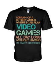 I am Gamer V-Neck T-Shirt thumbnail