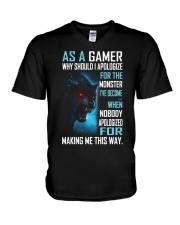 I am Gamer V-Neck T-Shirt thumbnail