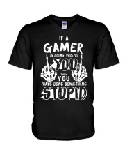 I am Gamer V-Neck T-Shirt thumbnail