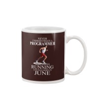 Never underestimate a programmer loves running Mug tile