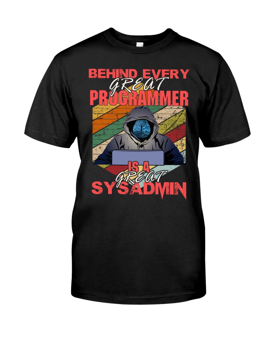 Behind great programmer Classic T-Shirt