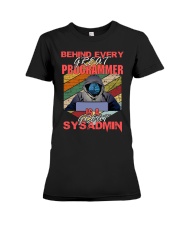 Behind great programmer Premium Fit Ladies Tee thumbnail