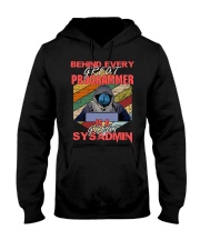 Behind great programmer Hooded Sweatshirt thumbnail