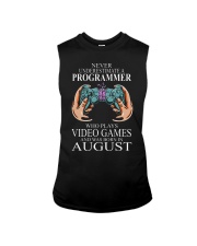 Never underestimate a programmer loves gaming Sleeveless Tee tile