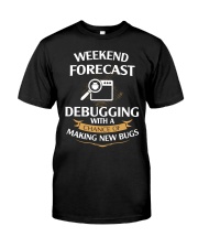programmer weekend forecast Premium Fit Mens Tee thumbnail