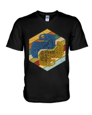 Oldschool py V-Neck T-Shirt thumbnail
