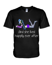 And she lived happily ever after V-Neck T-Shirt thumbnail