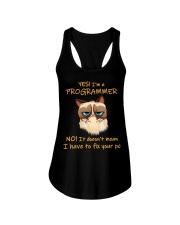 I am a Programmer Ladies Flowy Tank thumbnail