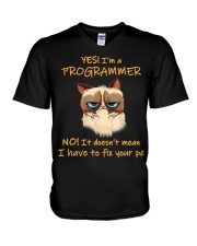 I am a Programmer V-Neck T-Shirt thumbnail