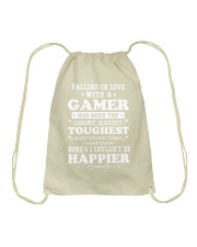 I am a Gamer Drawstring Bag tile