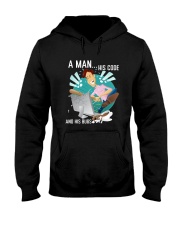 A man Hooded Sweatshirt tile