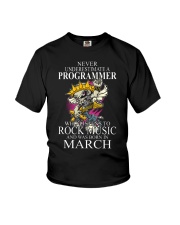 Never underestimate a programmer loves Rock Youth T-Shirt tile