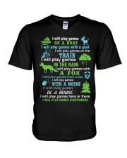 I am Gamer V-Neck T-Shirt thumbnail