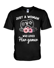 I am Gamer V-Neck T-Shirt thumbnail