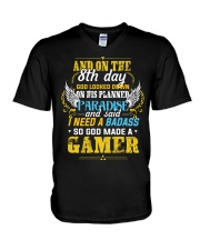 I am Gamer V-Neck T-Shirt thumbnail