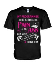 I am programmer V-Neck T-Shirt thumbnail