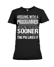 I am a programmer Premium Fit Ladies Tee thumbnail