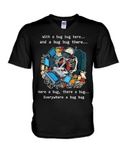 Everywhere a bug bug V-Neck T-Shirt thumbnail
