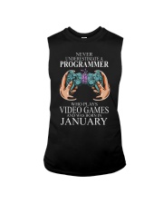 Never underestimate a programmer loves gaming Sleeveless Tee tile