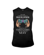 Never underestimate a programmer loves gaming Sleeveless Tee tile