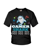 Gamer shark Youth T-Shirt thumbnail