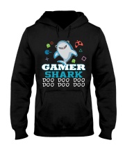 Gamer shark Hooded Sweatshirt thumbnail
