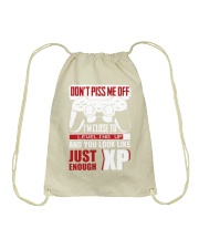 Dont piss me off Drawstring Bag thumbnail