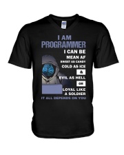 I am programmer V-Neck T-Shirt thumbnail