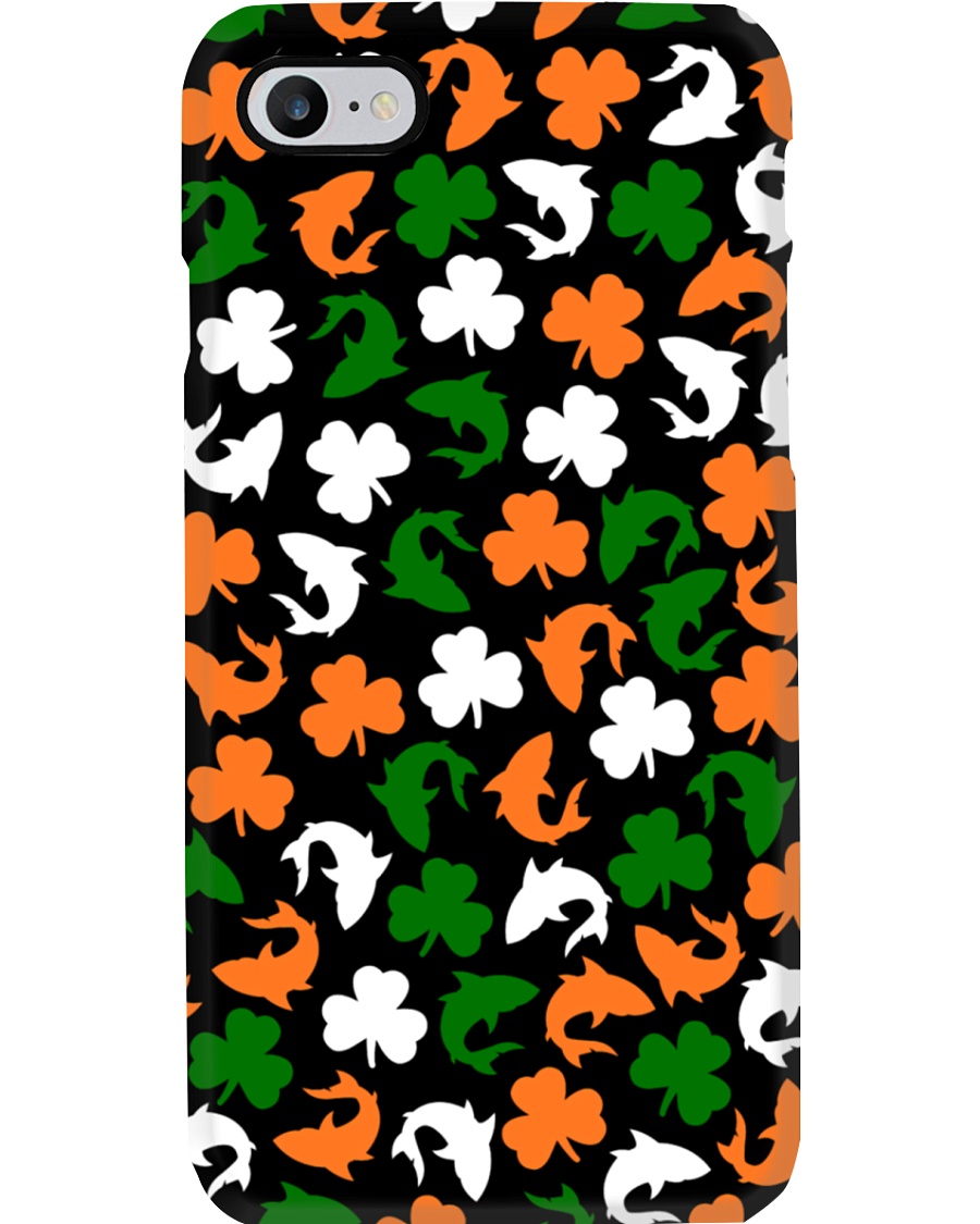 St Patrick's Day and sharks Phone Case