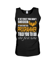 STICKER PROGRAMMER Unisex Tank thumbnail