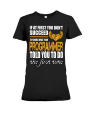 STICKER PROGRAMMER Premium Fit Ladies Tee thumbnail