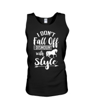 I Dont Fall Off I Dismount With Style Horse Unisex Tank tile