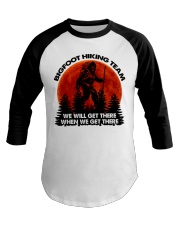 bigfoot hiking team Baseball Tee tile