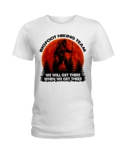 bigfoot hiking team Ladies T-Shirt tile