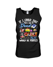 If I Could Just Read Unisex Tank tile