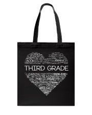 Third Grade Cute Heart Teacher Gift 100 Days Of Tote Bag tile