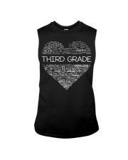 Third Grade Cute Heart Teacher Gift 100 Days Of Sleeveless Tee tile