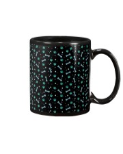 Seamless Pattern With Dog Paw Print and Bone Mug thumbnail
