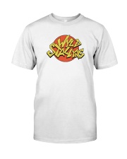wyld stallyns neck gaiter Premium Fit Mens Tee tile